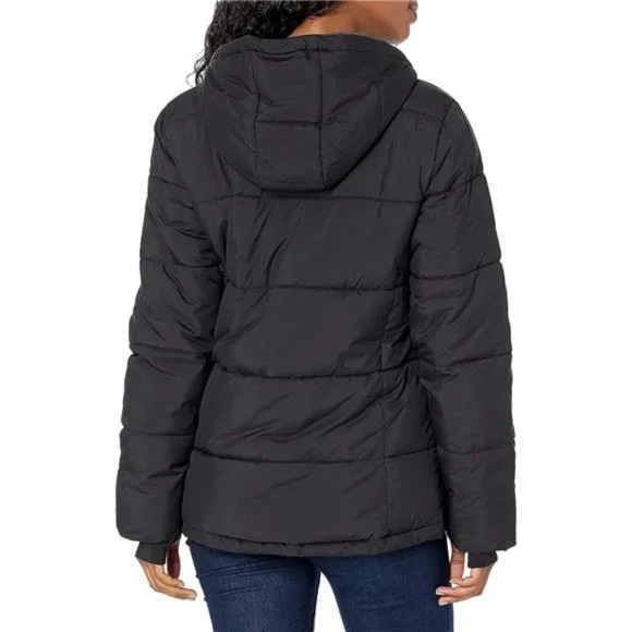 Women's Heavyweight Long-Sleeve Hooded Puffer Coat - Picture 2 of 6